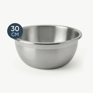 حلة عجن استانلس فضي 30 سم