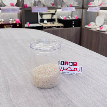 حافظة بقوليات أكريليك مدورة بغطاء جوان 700 مل