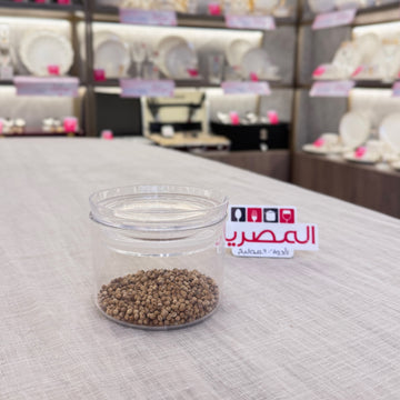 حافظة بقوليات أكريليك مدورة بغطاء جوان 350 مل