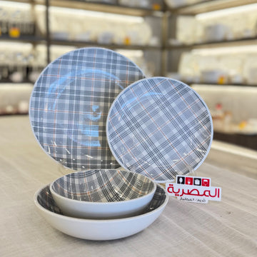 داني هوم طقم عشاء نانو بورسلين 24 قطعة