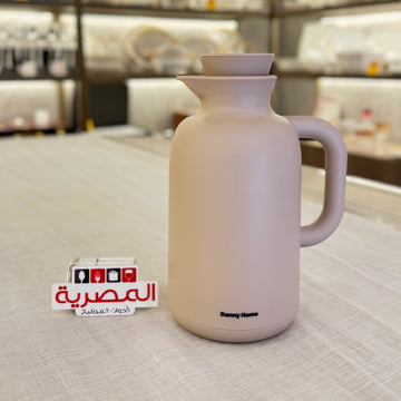 داني هوم ترمس بلاستيك بزجاج داخلي بيد 1 لتر