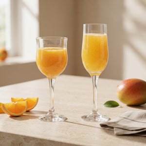 باشابتشي طقم كاسات زجاج توليب ستريتش سادة 12 قطعة