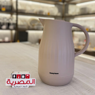داني هوم ترمس بلاستيك بزجاج داخلي بيد 1 لتر