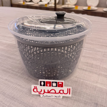 بيجر نشافة خضار بلاستيك رمادي 5 لتر