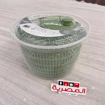 بيجر نشافة خضار بلاستيك أخضر 5 لتر