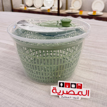 بيجر نشافة خضار بلاستيك أخضر 5 لتر