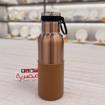 ترمس استانلس بجراب سيليكون نحاسي 500 مل