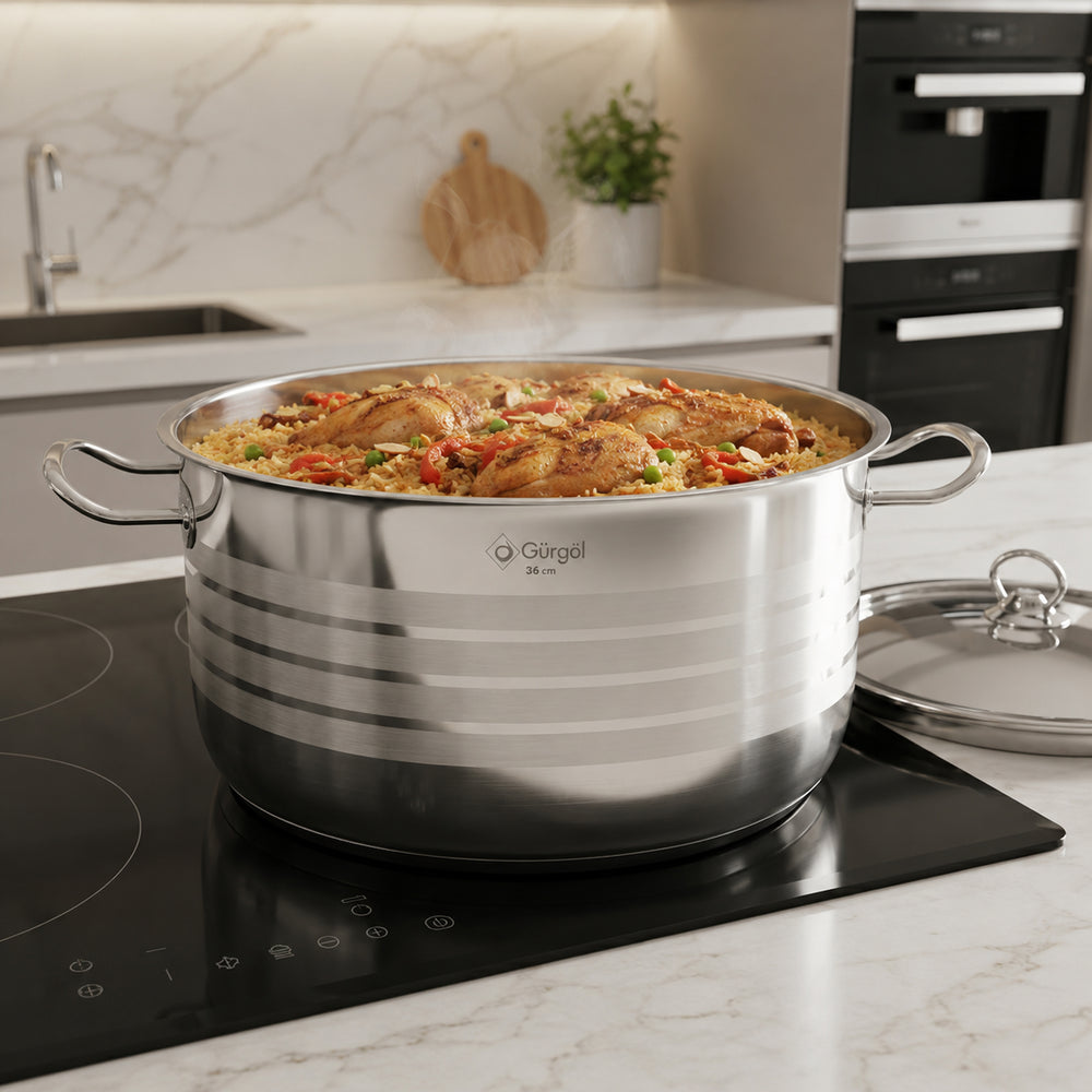 جورجل حلة استانلس 18/10 مقاس 36 سم